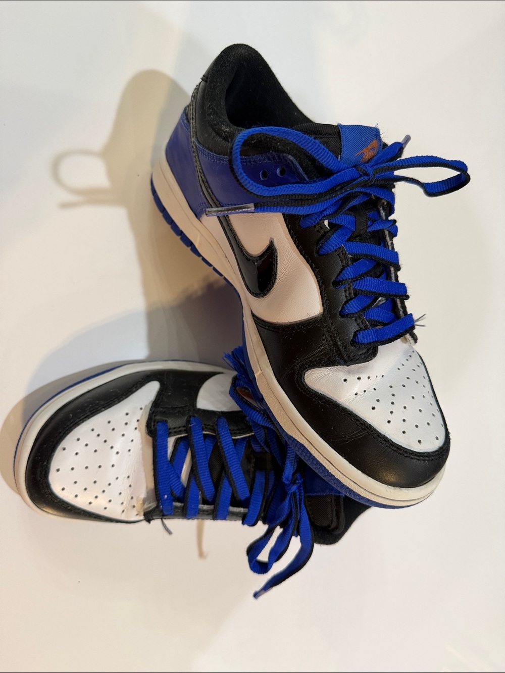 Nike Dunk Low SE Racer Blue Black White Kids 5.5Y